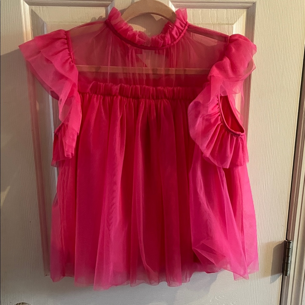 FairyCore Pink Ruffled Top outfit bundle 12 items